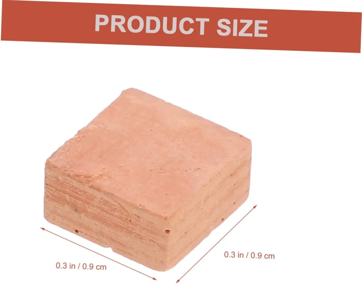 Kisangel 5sets DIY Miniature Bricks Mini Building Blocks for Crafts Landscape Accessories Simulation Brick Models for Garden Decor 40pcs*5