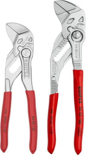 KNIPEX Tools - 2 Piece Mini Pliers Wrench Set (9K0080121US)