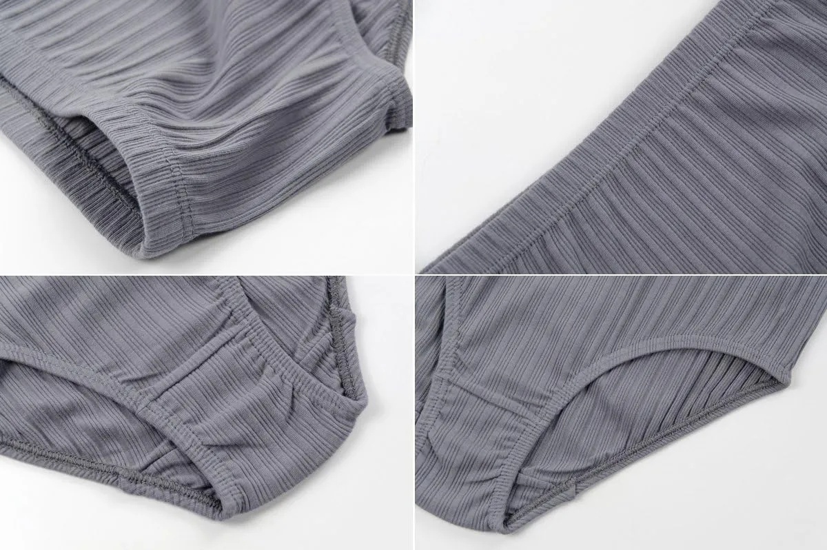 KNITLORD Women's Plus Size Underwear Cotton 6 Pack High Waisted Briefs Panties
