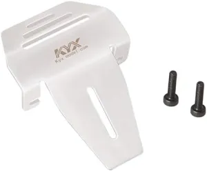 KYX Racing Stainless Steel Front Rear Chassis Guard Set Upgrades Parts Accessories for 1/18 RC Crawler Car LOSI Mini LMT