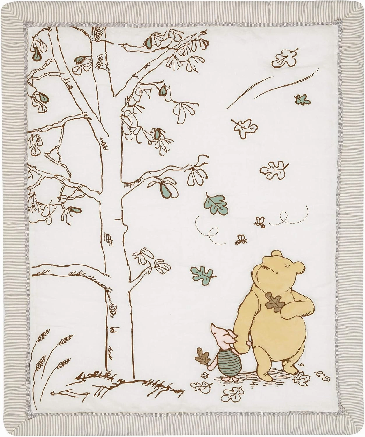 Lambs & Ivy Disney Baby Storytime Pooh 3-Piece Nursery Crib Bedding Set