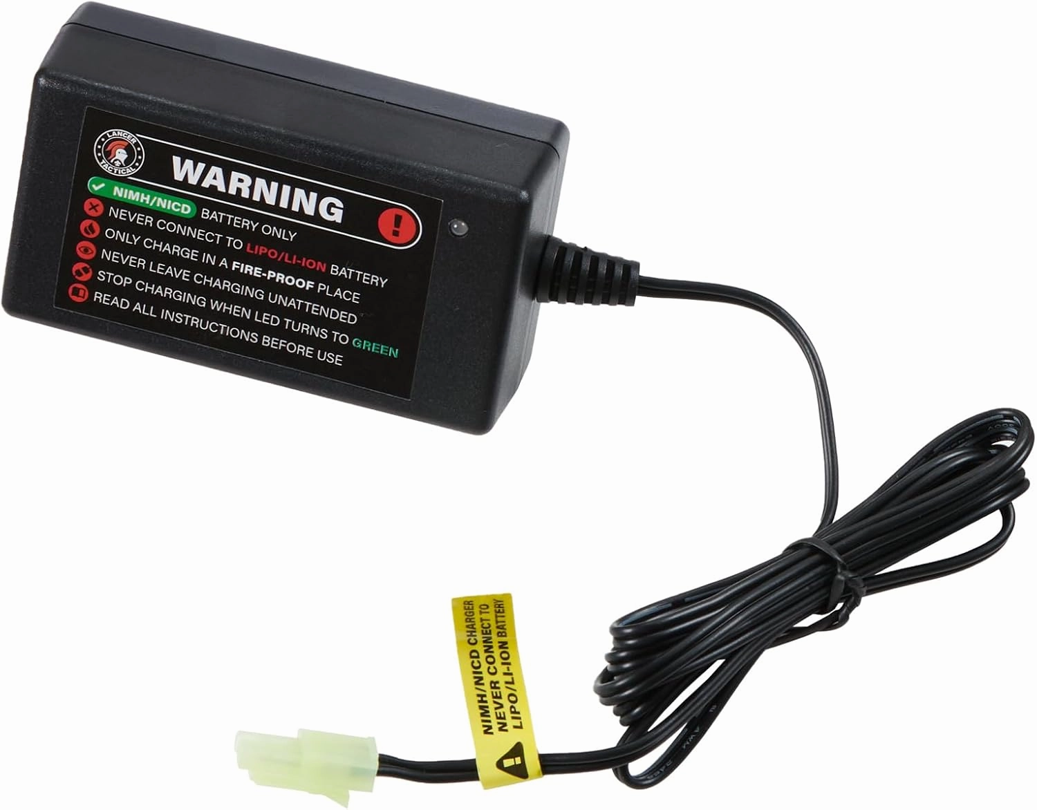 Lancer Tactical Compact Fast Safety Nimh Charger Smart Charger for NiMH 8.4v-9.6v AEG Batteries