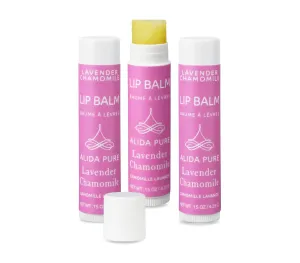 Lavender Chamomile Lip Balm Collection, Floral Lip Balm Collection, Aria Lip Balm Collection Bundle