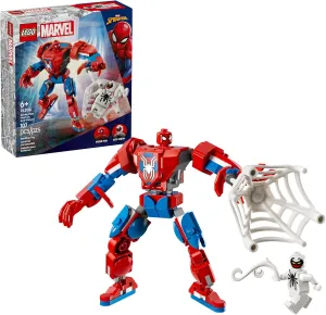 LEGO Marvel Spider-Man Mech vs. Anti-Venom Building Toy Set - Spider-Man Toy for Kids, Boys and Girls, Ages 6  - Buildable Action Figure - Superhero Gift for Birthday - 76308