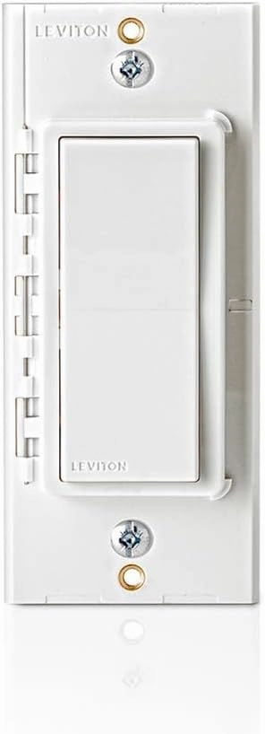Leviton Decora Smart Switch Anywhere Companion, Add Wire-Free 3-Way/4-Way/5-Way On/Off Control to Decora Smart Wi-Fi 2nd Gen Switches, DAWSC-1RW, White