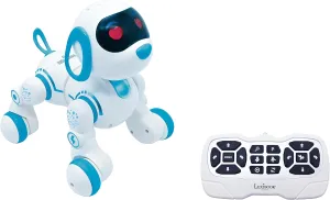 Lexibook, Power Puppy® Jr, My Little Robot Dog, Robot Dog with Sounds, Music, Light Effects, Barks and Walks Like a Real Dog, Toy for Boys and Girls, PUP01