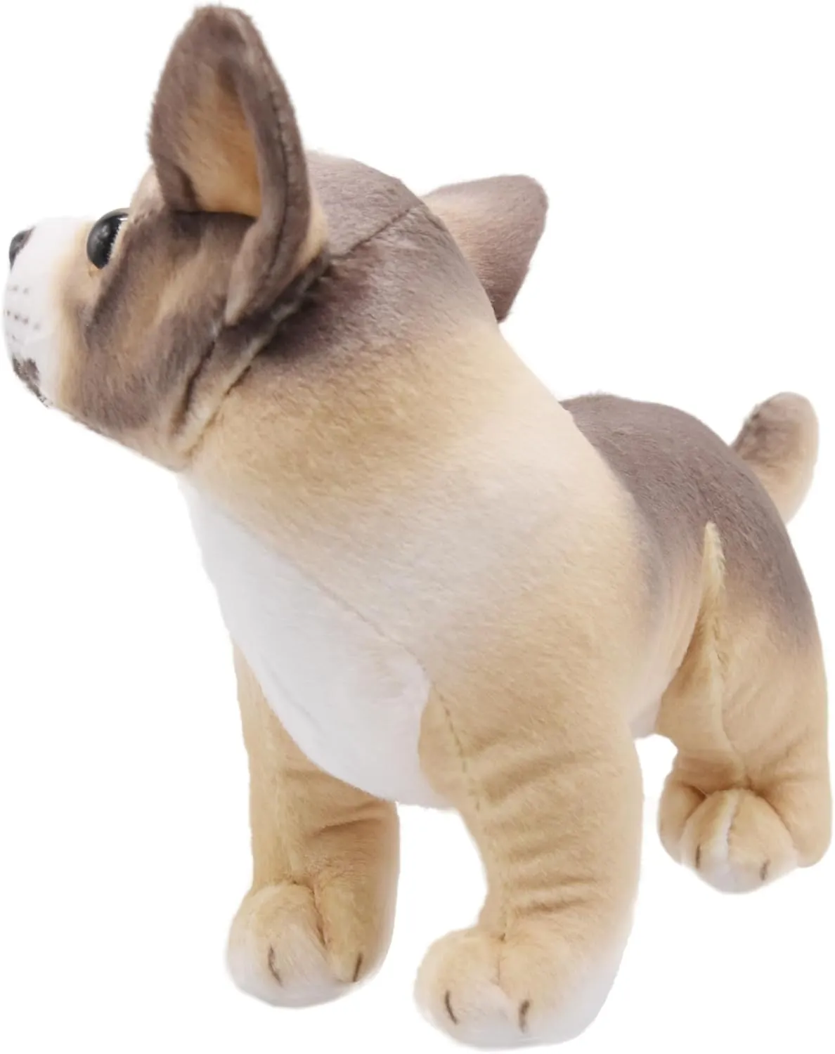 Lifelike Chihuahua Stuffed Animal Animated Plush Puppy Toy Doll Super Realistic Dogs Act Like Real Excellent Gifts for Kids Birthday Party Dog Collection 9 Inches (Chihuahua)