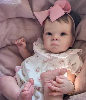 Lifelike Reborn Baby Dolls - 18 Inch Realistic Newborn Baby Dolls Girl with Open Eyes, Real Baby Doll with Soft Body and Accessories Gift for Kids Age 3 , Bettie