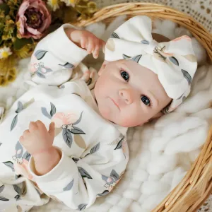 Lifelike Reborn Baby Dolls - 20Inch Soft Vinyl Realistic Newborn Baby Dolls Poseable Real Life Baby Girls Dolls with Doll Accessories and Gift Box for 3  Year Old Girls Kids
