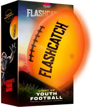 Light Up Football - Glow in the Dark Ball - NO 6 - Boys Gifts - Outdoor Sports, Birthday Gifts for Boys 8-15  Year Old - Kids Teenage Youth Gift Ideas - Boy Toys Stuff Ages 8 9 10 11 12 13 14 15