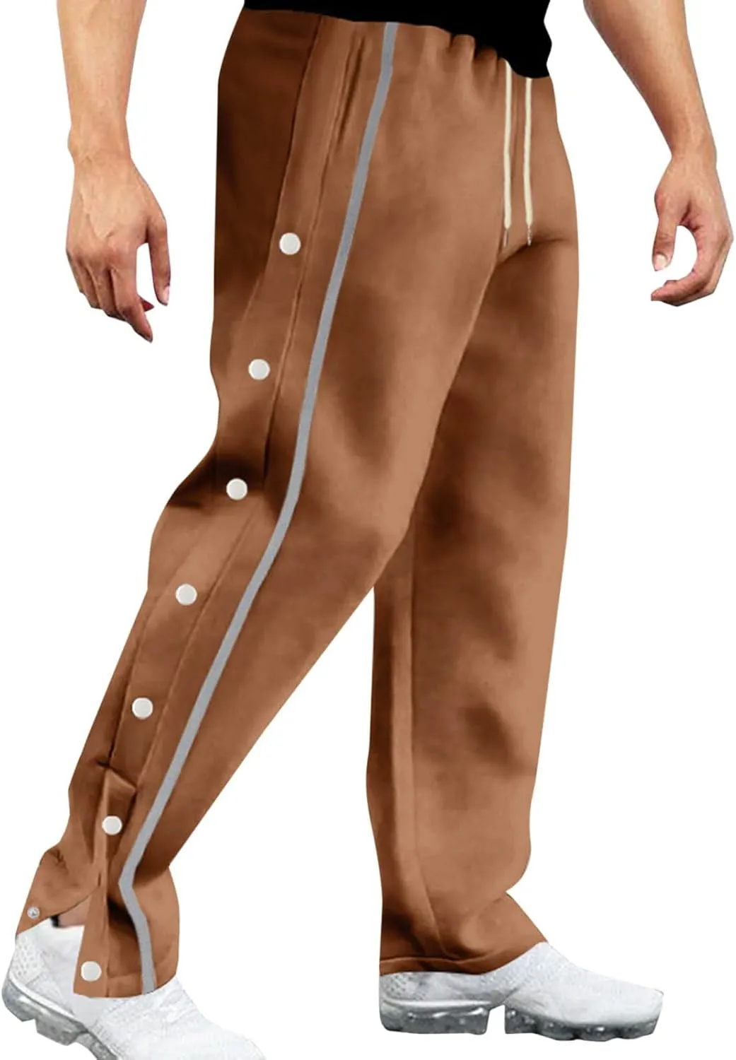 Lightweight Loose Pants Men Athletic Work Pants Hiking Comfy Pants Fashion Straight Leg Pants Regular Stretch Pants