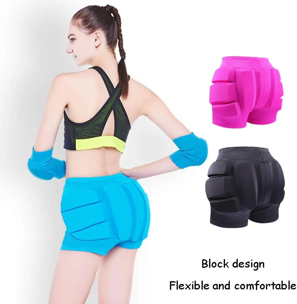 LIUHUO Padded Shorts for Skating Snowboarding HIPS Protector Guard Ski Youth Adult