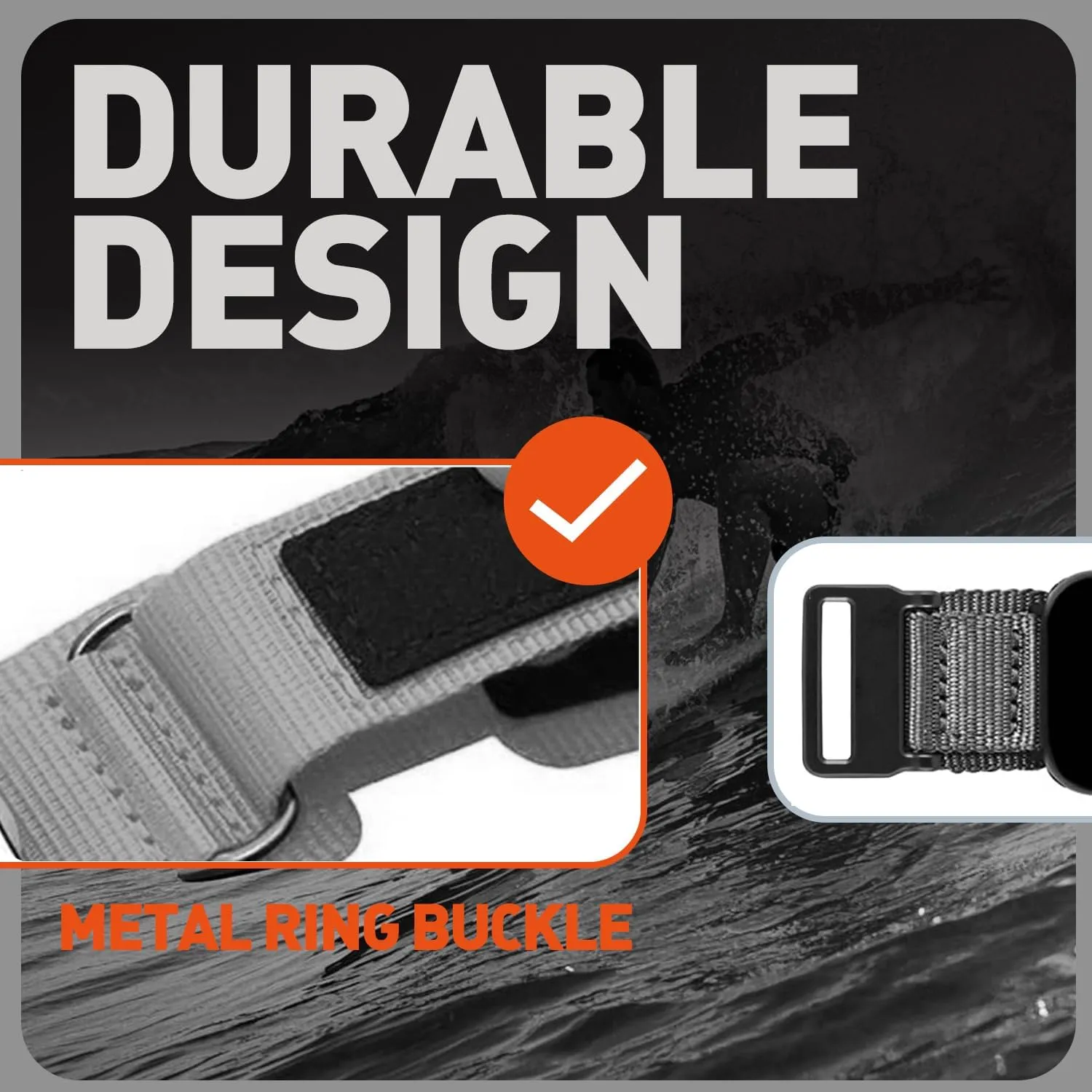 LYSANDRA Compatible with Carbinox X-Ranger Bands, Nylon Sports Strap with Woven Design for Carbinox Blaze Round, Blaze S, Blaze Square, X-Ranger, Vortex, Vesta Smart Watch