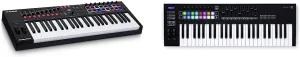 M-Audio Oxygen Pro 49 – 49 Key USB MIDI Keyboard Controller With Beat Pads, MIDI assignable Knobs & Novation Launchkey 49 [MK3] MIDI Keyboard Controller for Ableton Live