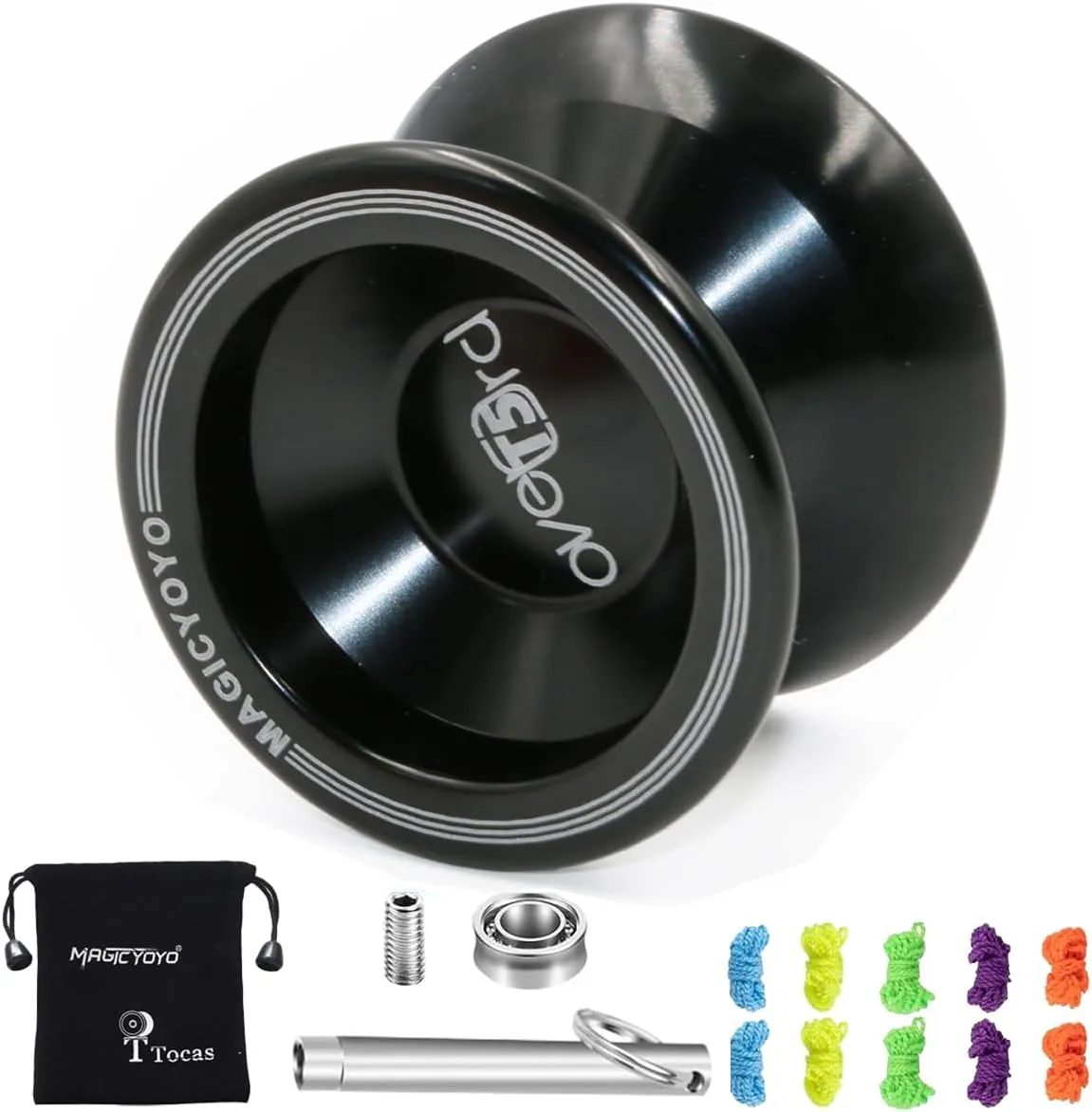 MAGICYOYO Pro Responsive Yoyo T5, Metal YoYo for Beginner Kids, Replacement Yoyo Bearing for Advanced Players