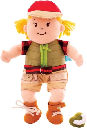 Manhattan Toy Baby Stella Learn to Dress Baby Doll for Ages 1 Year and Up, 15"