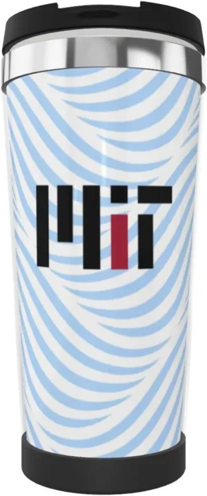 Massachusetts Institute Of Technology Logo Coffee Mug,Stainless Steel Double Vacuum Insulated Tumbler,Coffee Travel Mug Spill Proof With Lid.