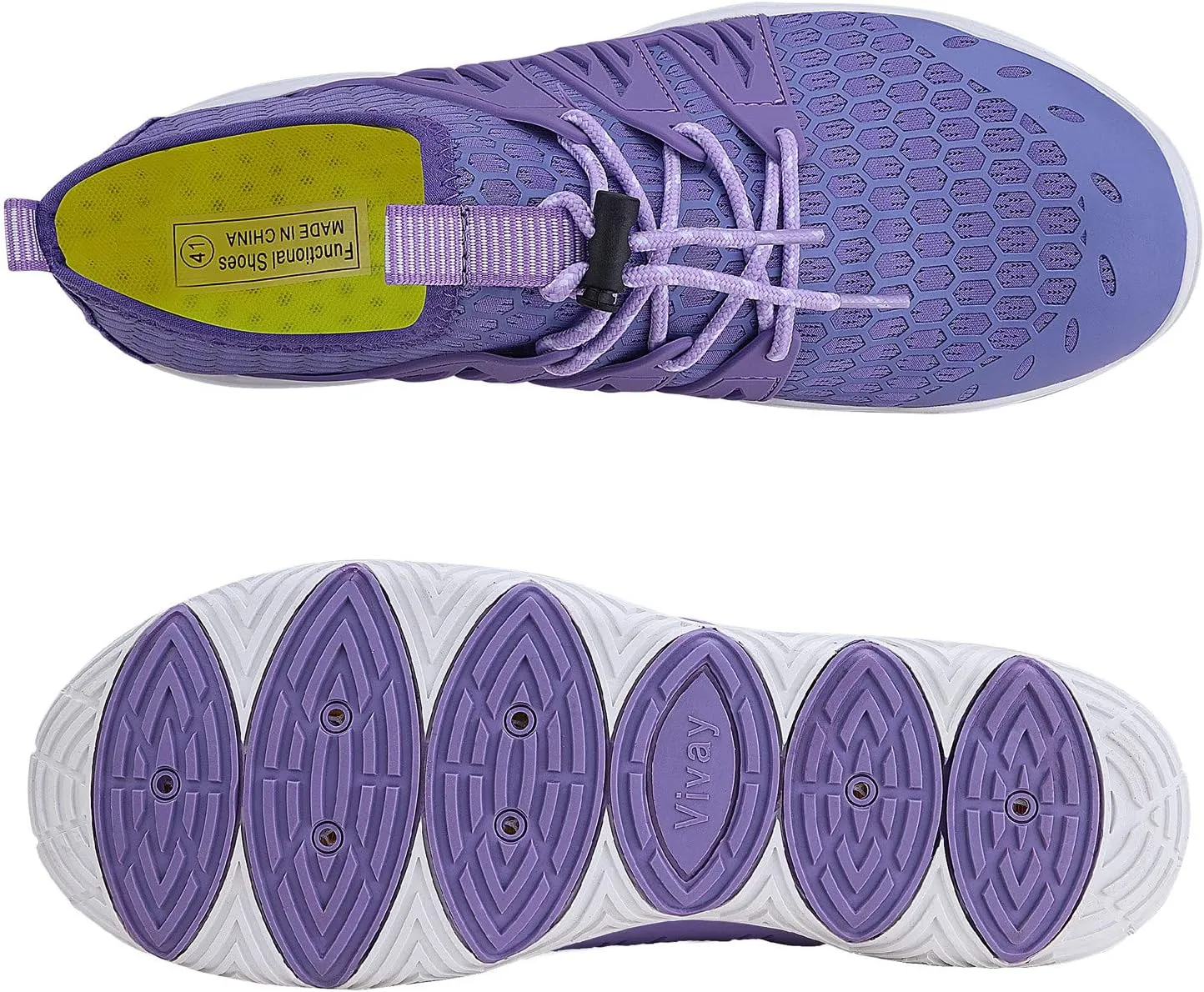 MAYZERO Water Shoes Men Women Swim Surf Shoes Beach Pool Shoes Wide Toe Hiking Aqua Shoes Winter House Slippers
