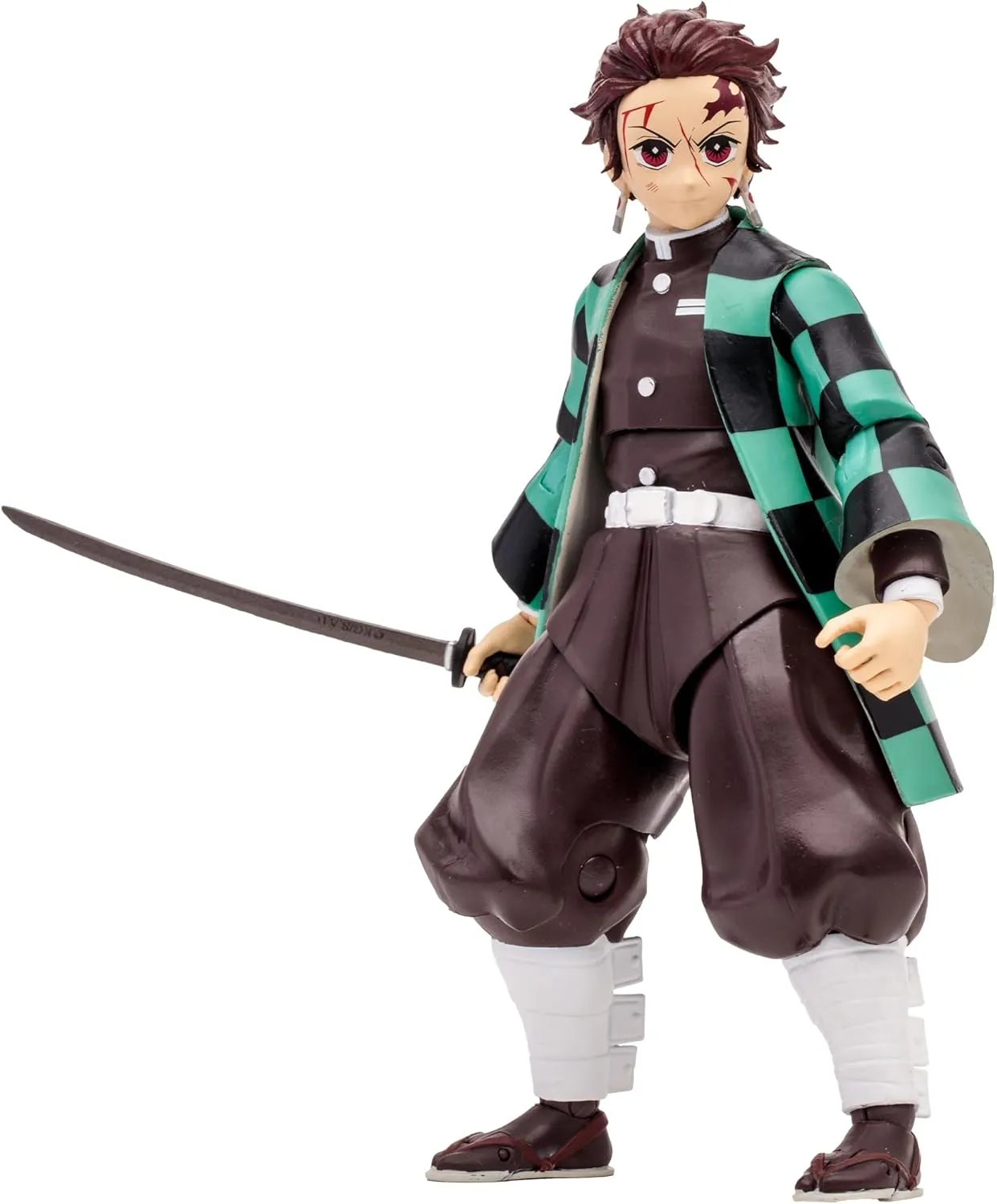 McFarlane Toys - Tanjiro Demon Slayer Figure - Tanjiro Kamado Rui Battle - 18cm - Ultra Articulating - Accessories Included - Demon Slayer Figurines Collection - Manga Gift Idea