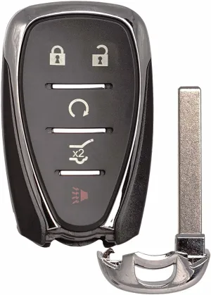 MechanMagic Key Fob Replacement Compatible with Chevrolet Equinox 2018-2021, Plastic Material, SUV, 5 Button, 315MHz, Part Numbers 13584498 13529650, FCC ID HYQ4AA
