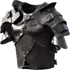 Medieval Samurai Armor - Adjustable Size Chest Plate,Viking Cosplay Renaissance Armor,Roman Soldier Costume for Adults