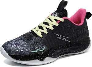 Men Basketball Shoes Luminous Arch Support Mens Sneakers Anti Slip Breathable Comfortable High Top Sports Running Walking Tennis Shoes