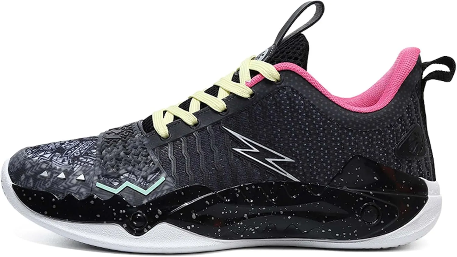 Men Basketball Shoes Luminous Arch Support Mens Sneakers Anti Slip Breathable Comfortable High Top Sports Running Walking Tennis Shoes