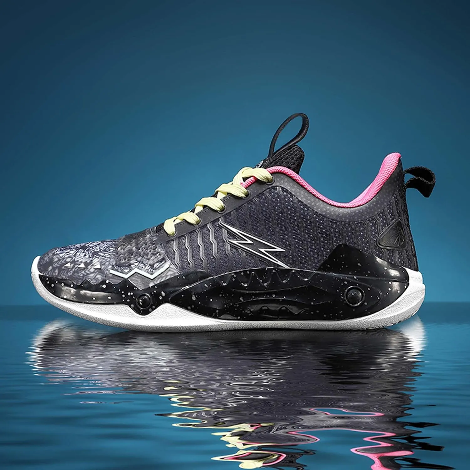 Men Basketball Shoes Luminous Arch Support Mens Sneakers Anti Slip Breathable Comfortable High Top Sports Running Walking Tennis Shoes
