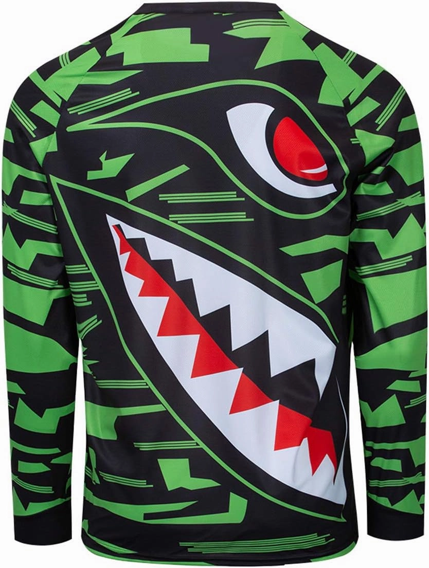 Men's Racing Shirts Summer Motocross Jersey Bicycle Sportswear MTB Jersey Long Sleeve Mountain Bike Clothes