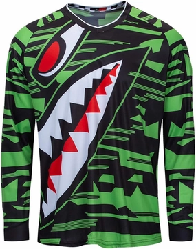 Men's Racing Shirts Summer Motocross Jersey Bicycle Sportswear MTB Jersey Long Sleeve Mountain Bike Clothes