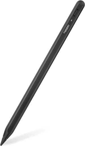 Metapen Pencil A8 for Apple iPad 2018-2025, (2X Faster Charge), Tilt Sensitivity, Pixel Precision, Stylus Pen for iPad 11/10/9/8/7/6th Gen, Pro 12.9/11/13-inch M4, Air 3/4/5/M2/M3, Mini 5/6th, Black