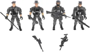 Milisten Flexible Soldier Models Set Plastic Soldier Playset Figures Toy for Boys and Girls Army Action Figures