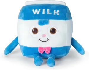 Milk Plush, Food Plushies Stuffed Animals 10'', Toy Pillow, Huggable Soft Cute Funny Dolls, Bread Barbershop, Home Room Decor, Birthday Gift for Toddler Kids Boys and Girls