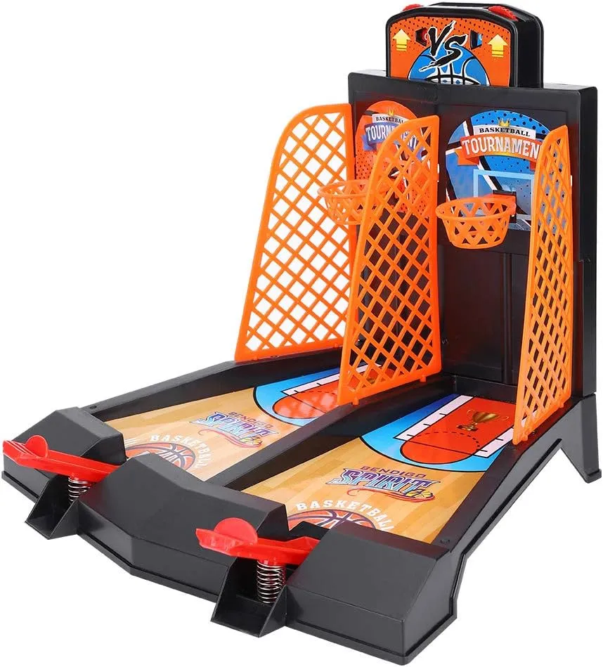Mini Table Games Room Game Desktop Basketball Toy Tabletop Game Set Mini Basketball Shoot Out Game
