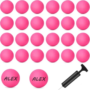 Mini Volleyball 4 Inch Inflatable Mini Toss Volleyball with Pump for End of Season Gifts School Carnival Reward Senior Night Party Favors Coach Team Prizes