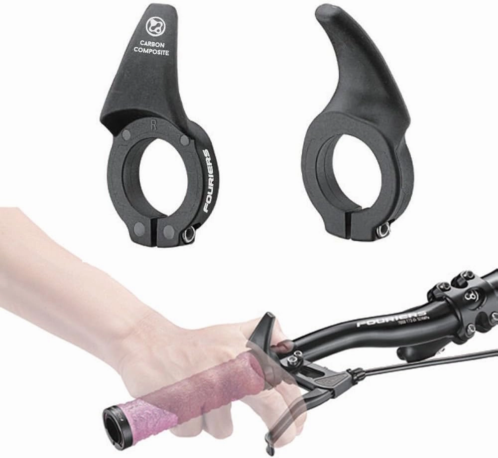 Mini Carbon Bicycle Rest Handlebar Time Trial Bike Handlebar Cycling TT Bar Triathlon Aero Bar Armrest Relaxation for Mountain Bike 22.2mm