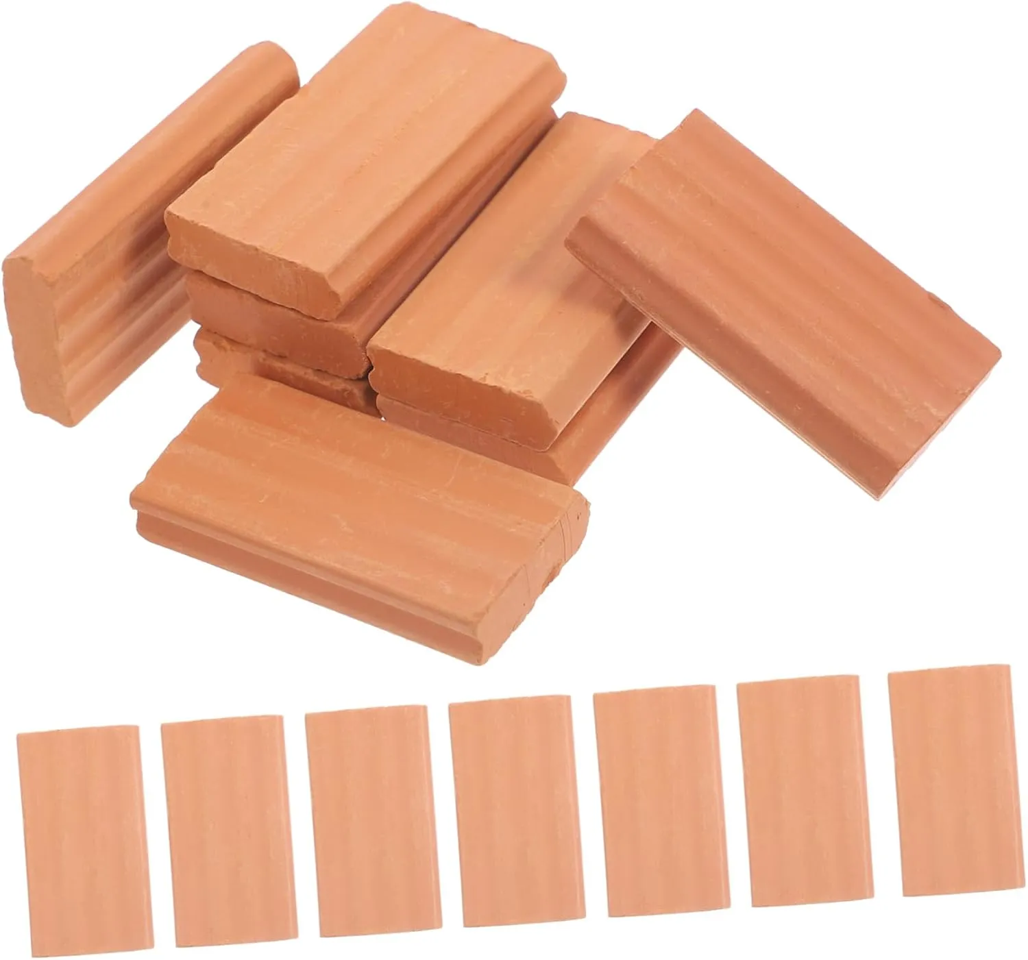 Miniature Bricks Set 50pcs Fake Bricks for DIY Projects Landscape Miniature Garden Wall Decor