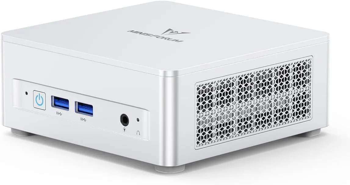 MINISFORUM UM870 Slim Mini PC AMD Ryzen 7 8745H(8C/16T), Mini Desktop Computer 32GB DDR5 RAM 1TB SSD, USB4/HDMI/DP 8K@60Hz Output, 2.5G LAN Port, 4xUSB Ports, WiFi 6E, BT5.3, AMD Radeon 780M Graphics