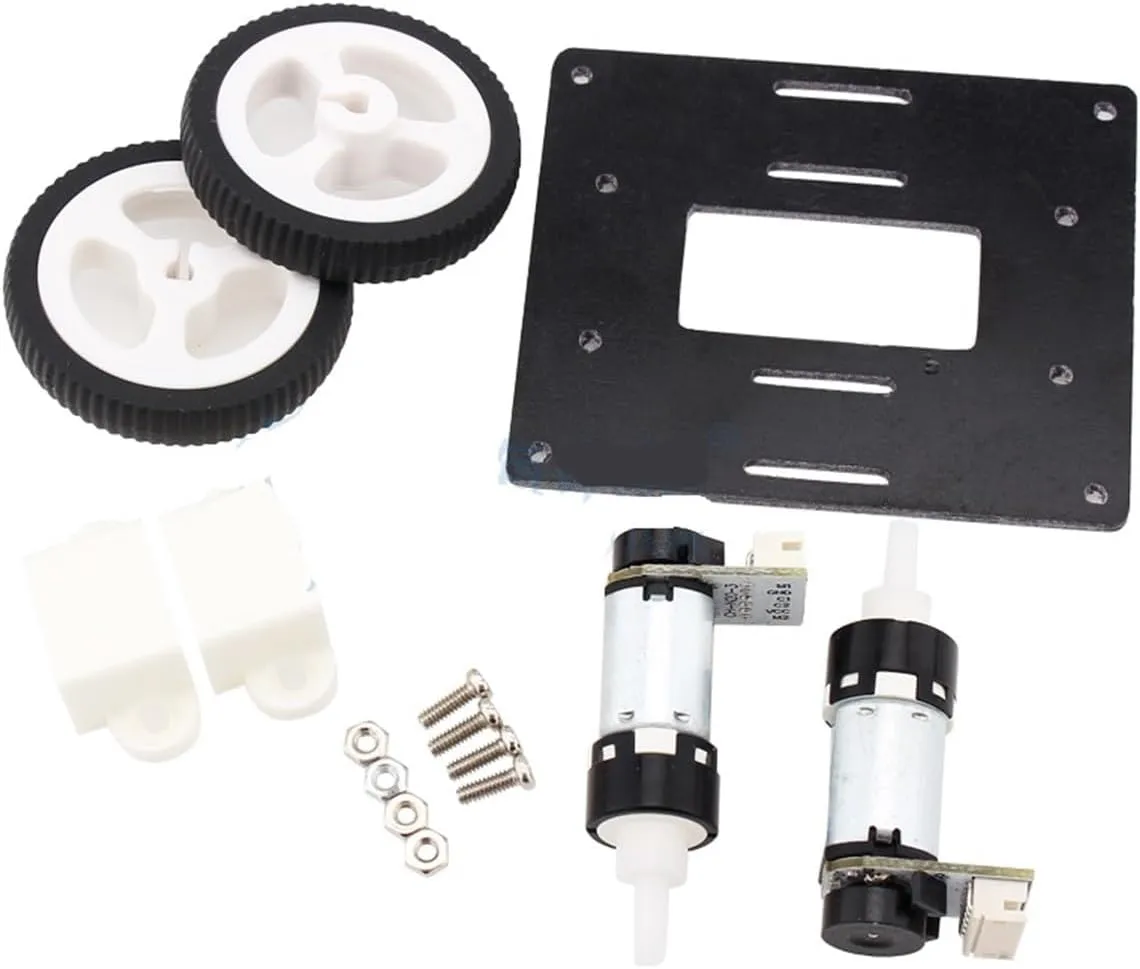 Motor CHP-12GP-N20ABHL High Speed ​​Plastic Gear Precision Mini DC Gear Planetary Gear Coding Motor Pulley DIY(Smart car Package)