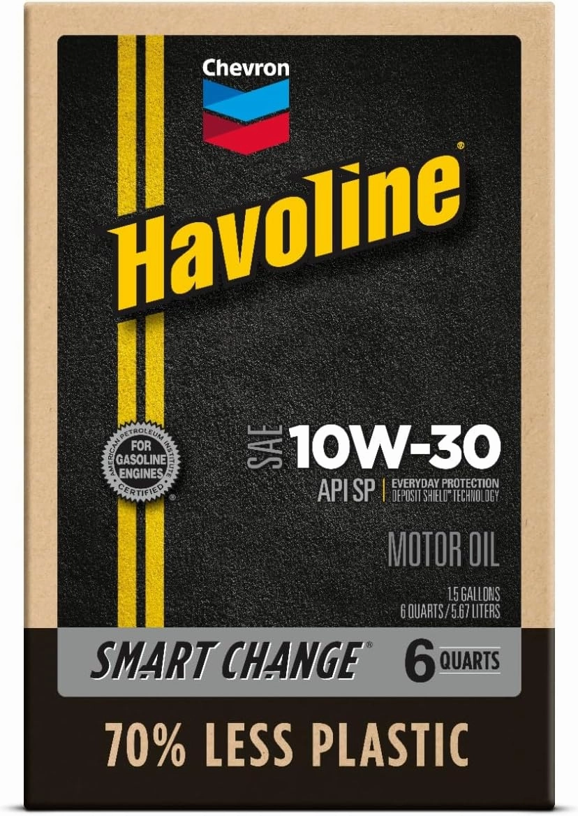 Motor Oil 10w30 Smart Change Engine Oil, 10W-30, 6 Quarts, Pack of 1