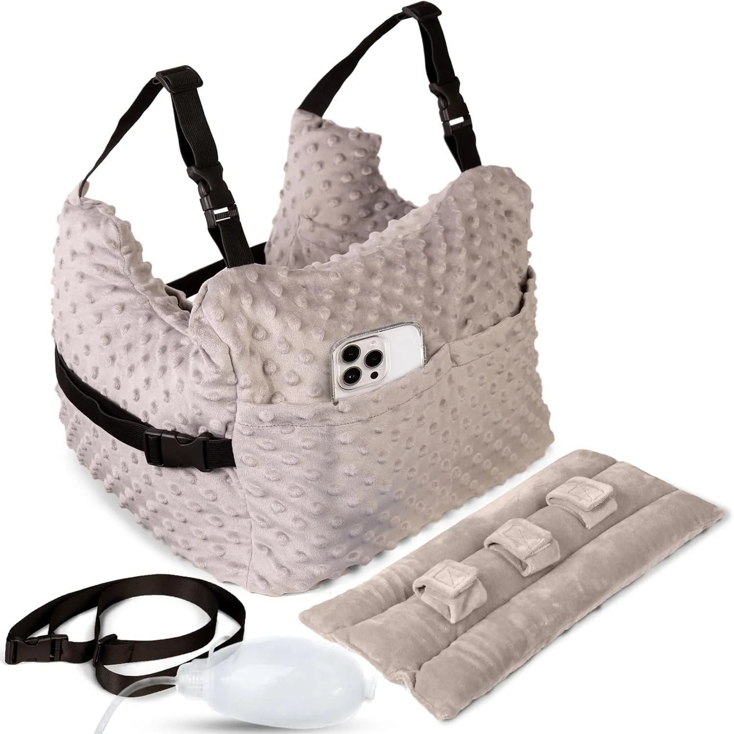 MOYOAMA Post Mastectomy Pillow - Post Surgery Pillow for Car, Breast Reduction & Augmentation Patients, Breast Pillow After Heart Surgery Pillow, Mastectomy Recovery Must Haves, Post Surgery Gift