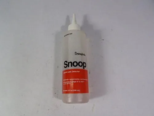 MS-SNOOP-8OZ Liquid Leak Detector, 8 oz. (236 mL) Bottle, 6/Pack
