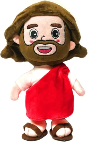 My Jesus Plush 14" Large Christ Doll Cute Christian Stuffed Plush of Son of God for Children, Church, Sunday School, Religious Gift, Kids Jesus Gift