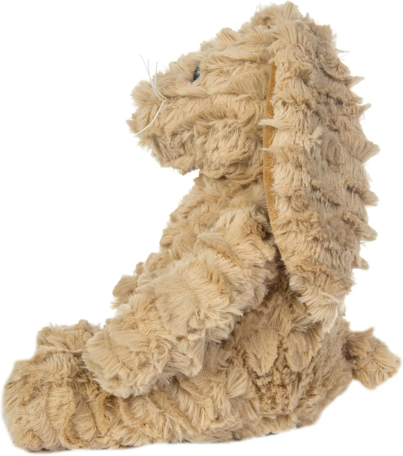 My OLi Stuffed Bunny Animal 11in Plush Rabbit with Floppy Ear Bedtime Friend Soft Toy Gifts for Girls Boys Kids, Brown