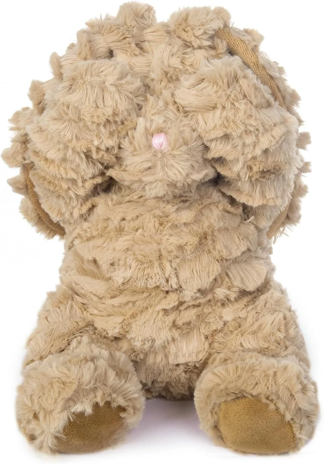 My OLi Stuffed Bunny Animal 11in Plush Rabbit with Floppy Ear Bedtime Friend Soft Toy Gifts for Girls Boys Kids, Brown