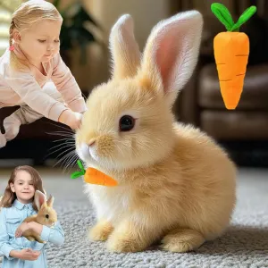 My Realistic Bunny Toy, Bundy Realistic Bunny pal, Jumping, Twitching, and Shaking Ears, Bunny Pal Realistic Bunny Toy, Realistic Bunny That Moves, Realistic Bunny Toys for Kids