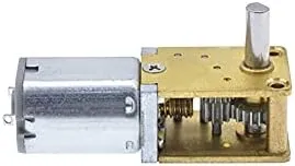 N20-1218 Gear Motor Smart Car DC 3V 6V 12V Mini DC Gear Motor Low Speed Motor 15rpm 30rpm 63rpm 120rpm - (Speed(RPM): 12V63RPM)