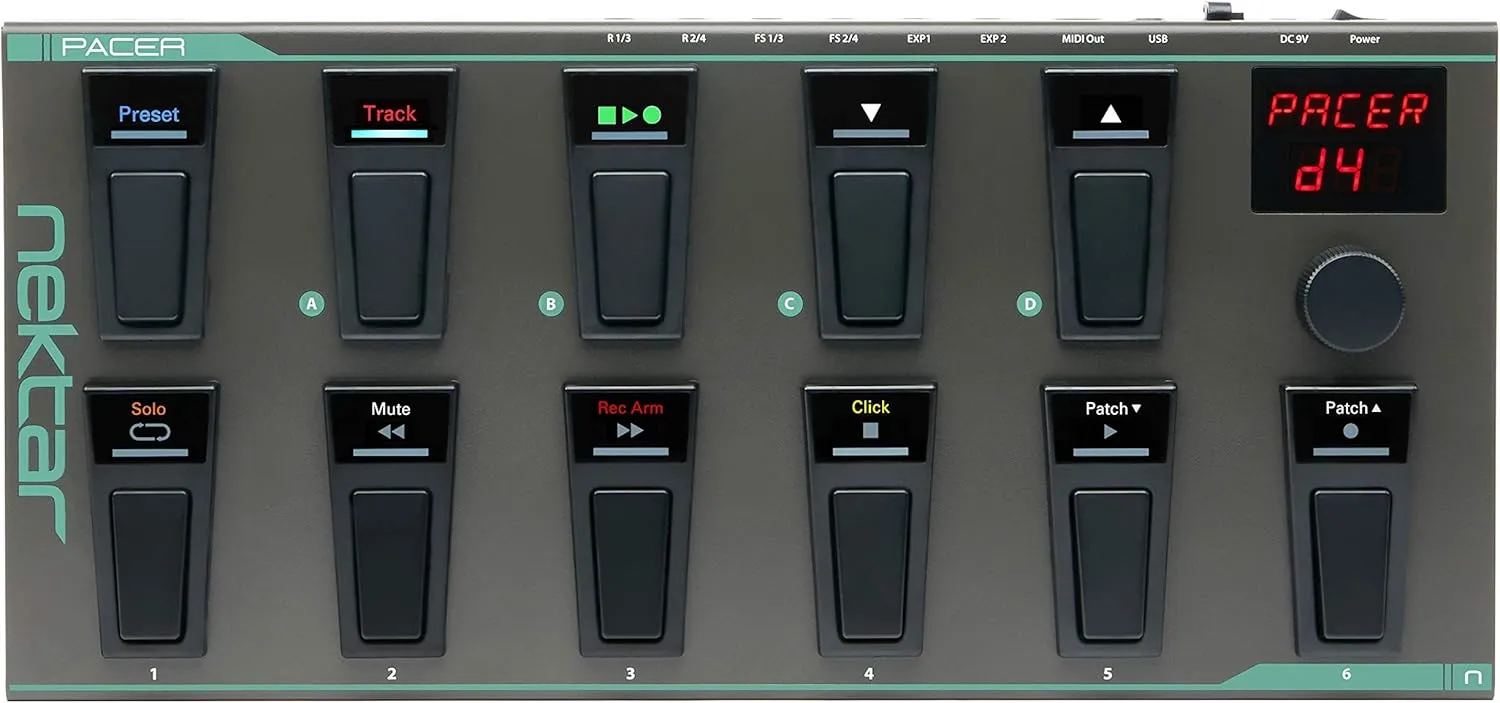 Nektar Pacer MIDI DAW Footswitch Controller