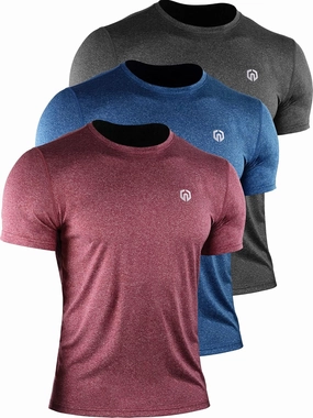 NELEUS Men's Dry Fit Athletic Running Shirt