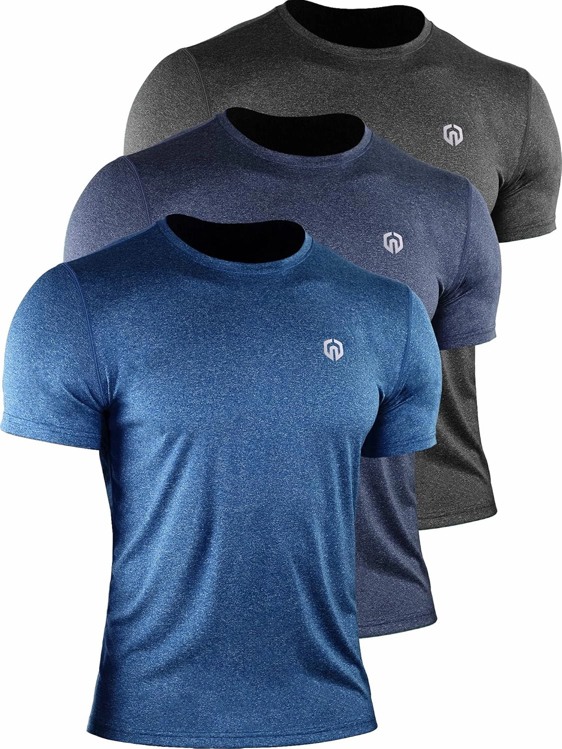 NELEUS Men's Dry Fit Athletic Running Shirt